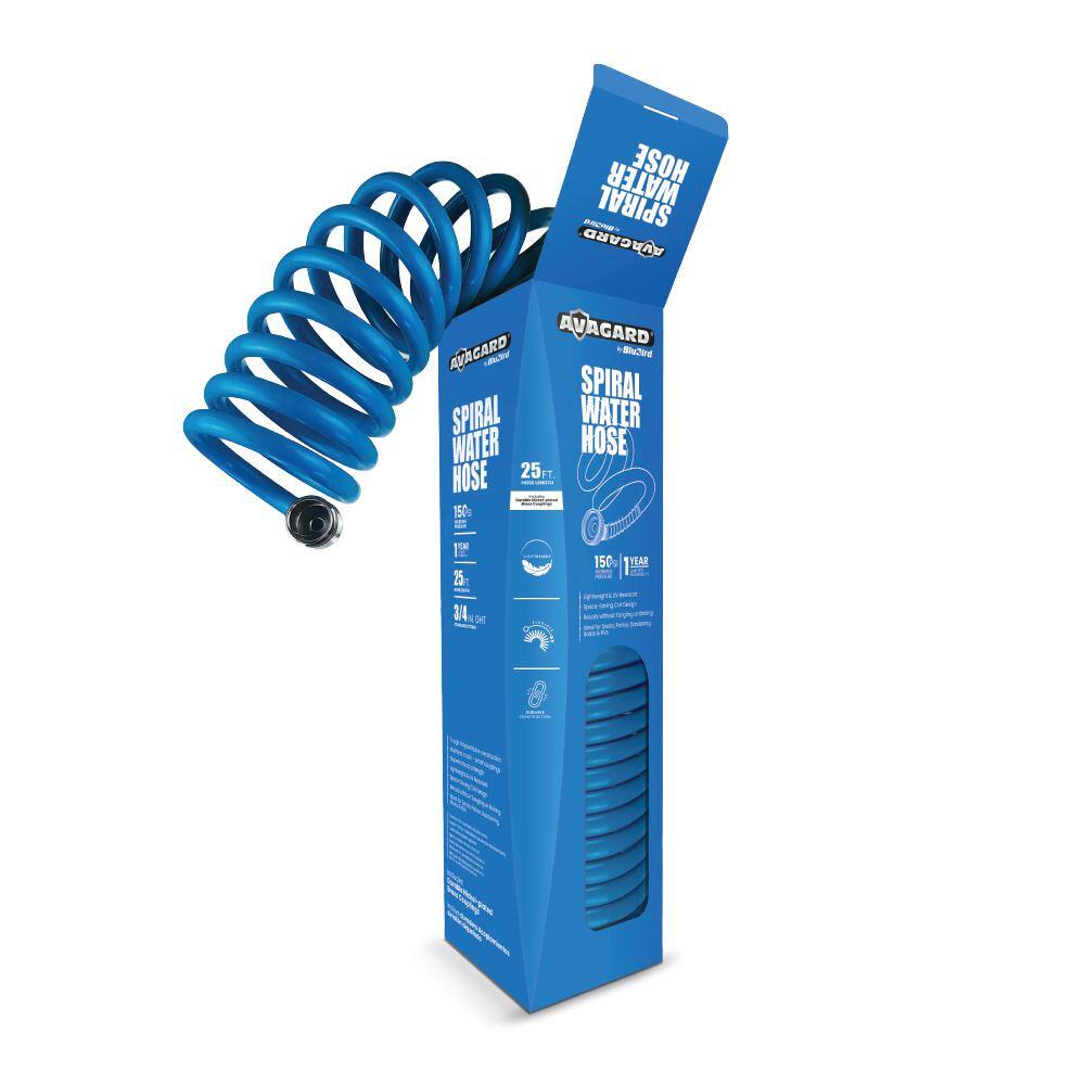 3/8 in. x 25 ft. Heavy-Duty Recoil Water Hose - Hercitys