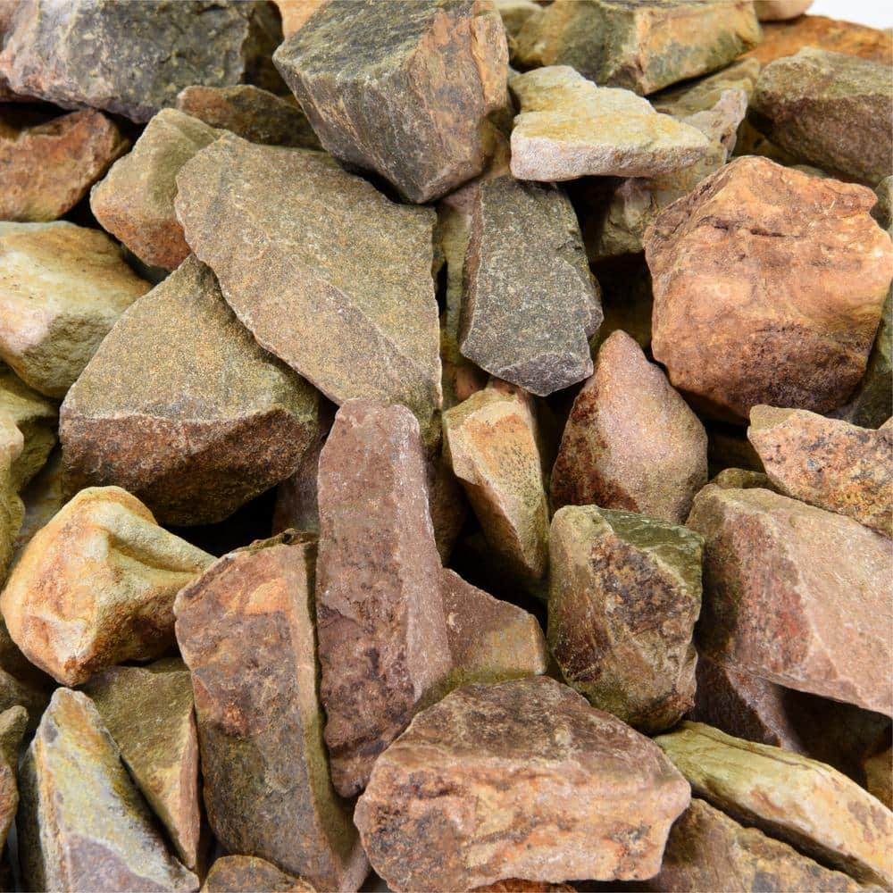 0.25 cu. ft. 3/4 in. Horse Creek Crushed Landscape Rock for Gardening, Landscaping, Driveways and Walkways - Hercitys
