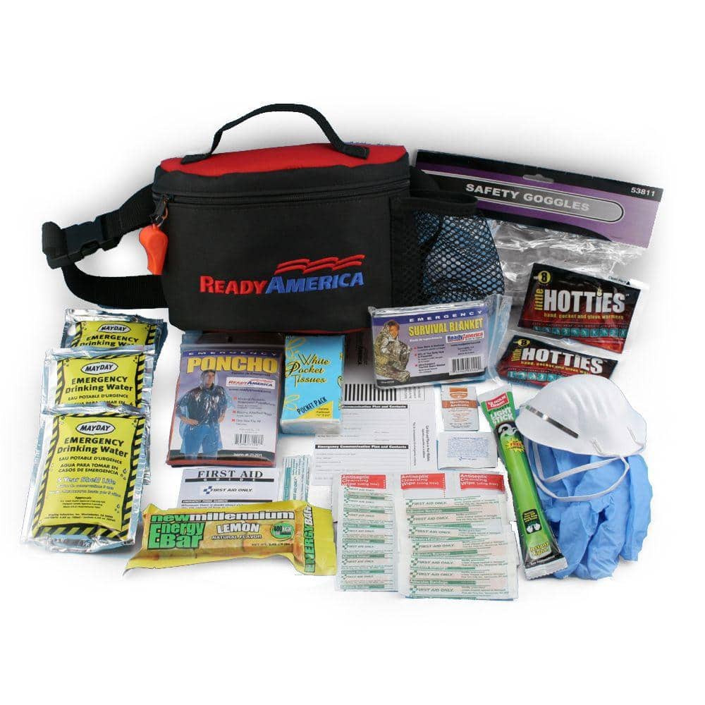 1-Person 1-Day Emergency Kit with Hip Pack - Hercitys
