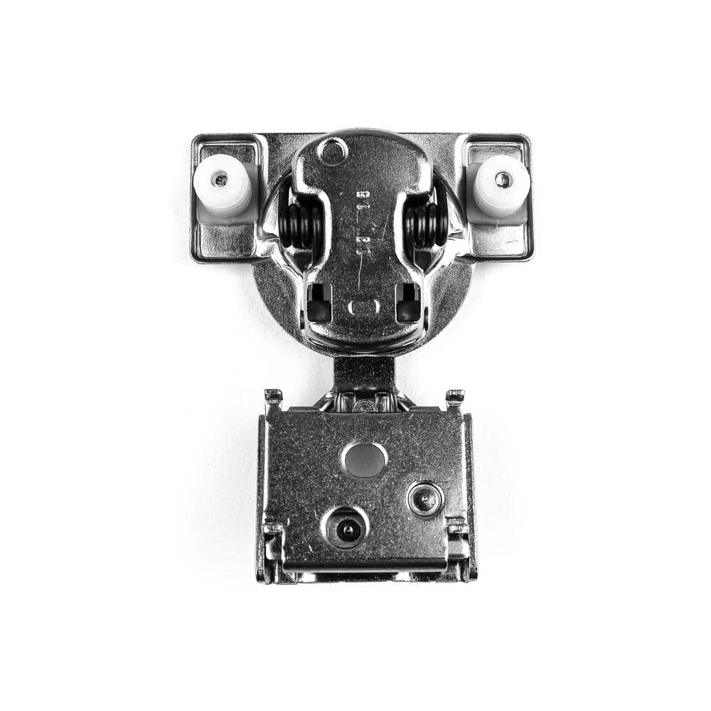 105-Degree 1/2 in. (35 mm) Overlay with Dowel Face Frame Cabinet Hinges with Installation Screws (10-Pairs) - Hercitys