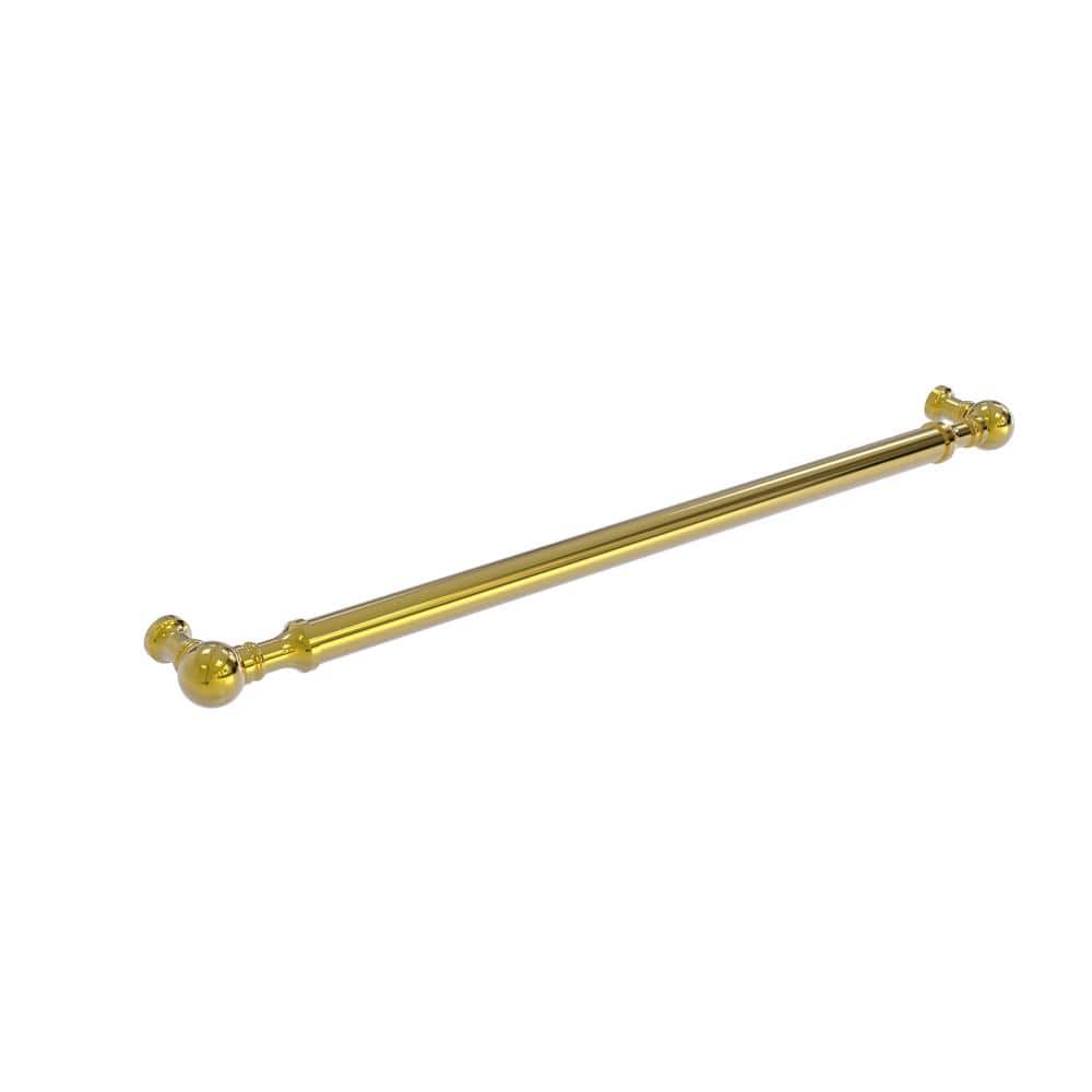18 in. Center-to-Center Refrigerator Pull in Polished Brass - Hercitys