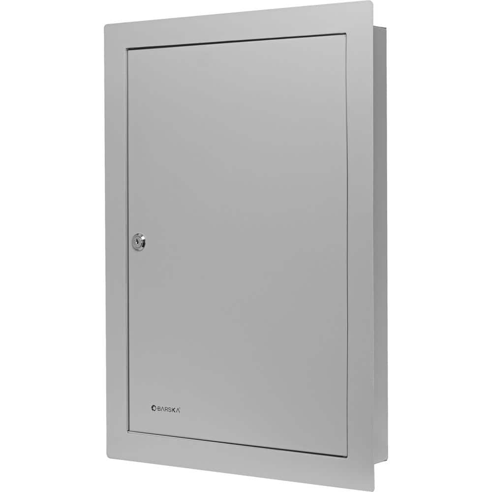 100 Keys Adjustable in Wall Key Lock Box, Grey - Hercitys