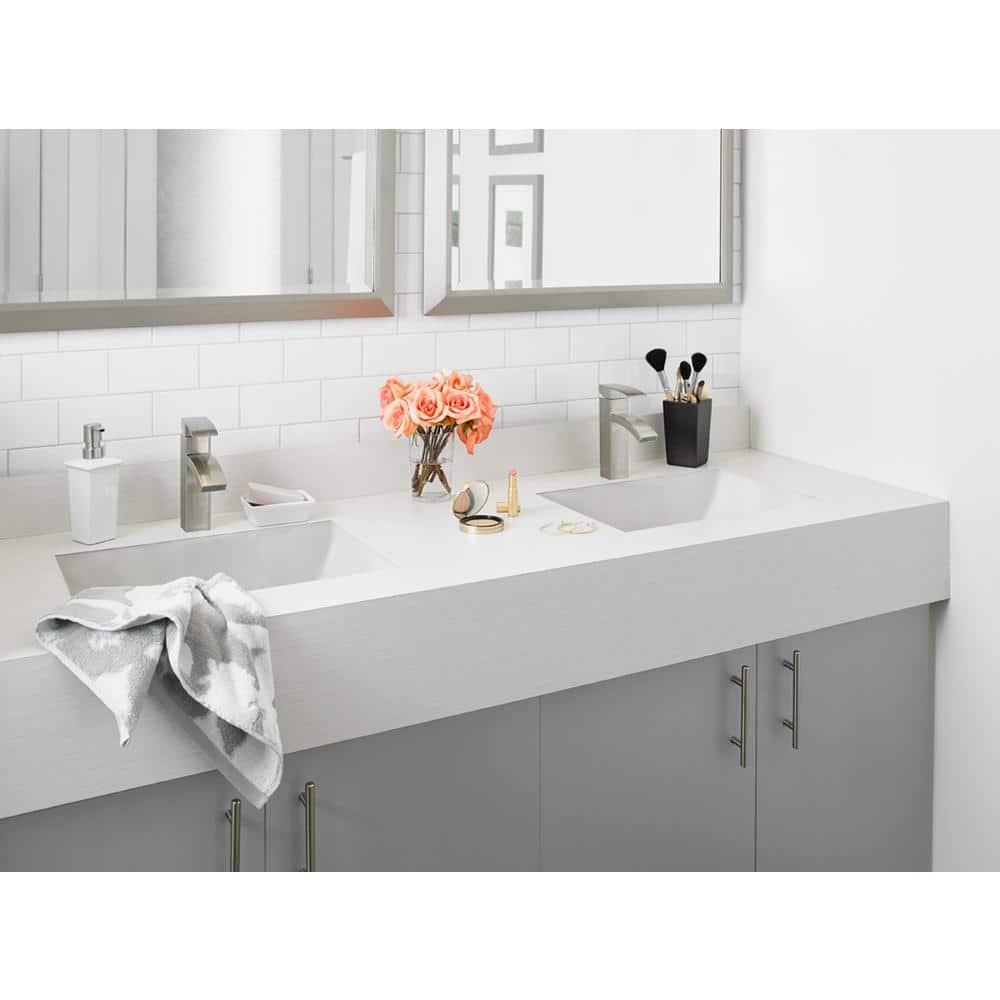 4 ft. x 8 ft. Laminate Sheet in White Twill with Matte Finish - Hercitys