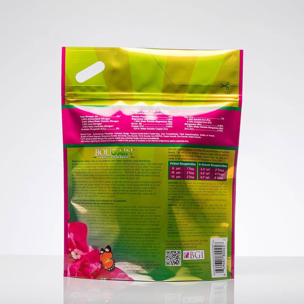 10 lbs. 6-8-10 Quick Release Bloom Boost Bougainvillea and Tropical Plant Food Dry Fertilizer - Hercitys