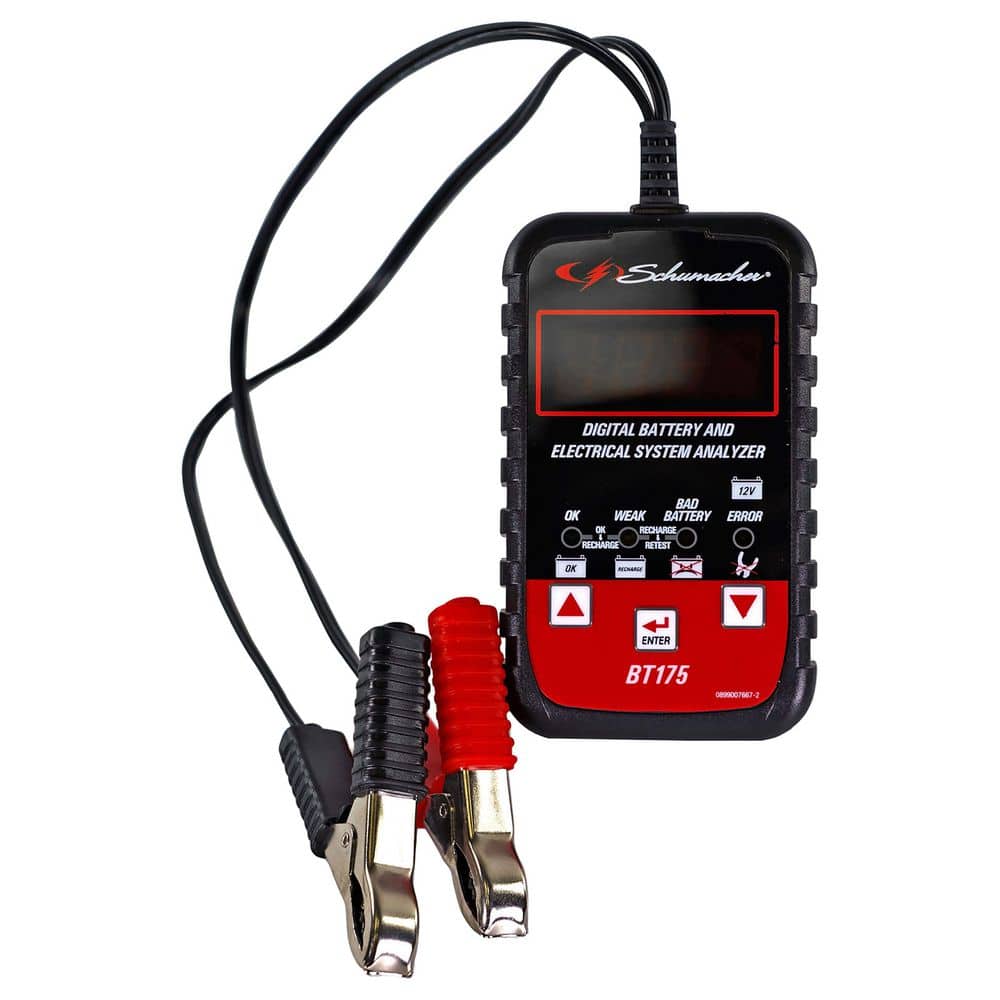 12 Volt Digital Automotive Battery Tester, Load Tester, and Voltmeter, Works with Foreign and Domestic Vehicles - Hercitys