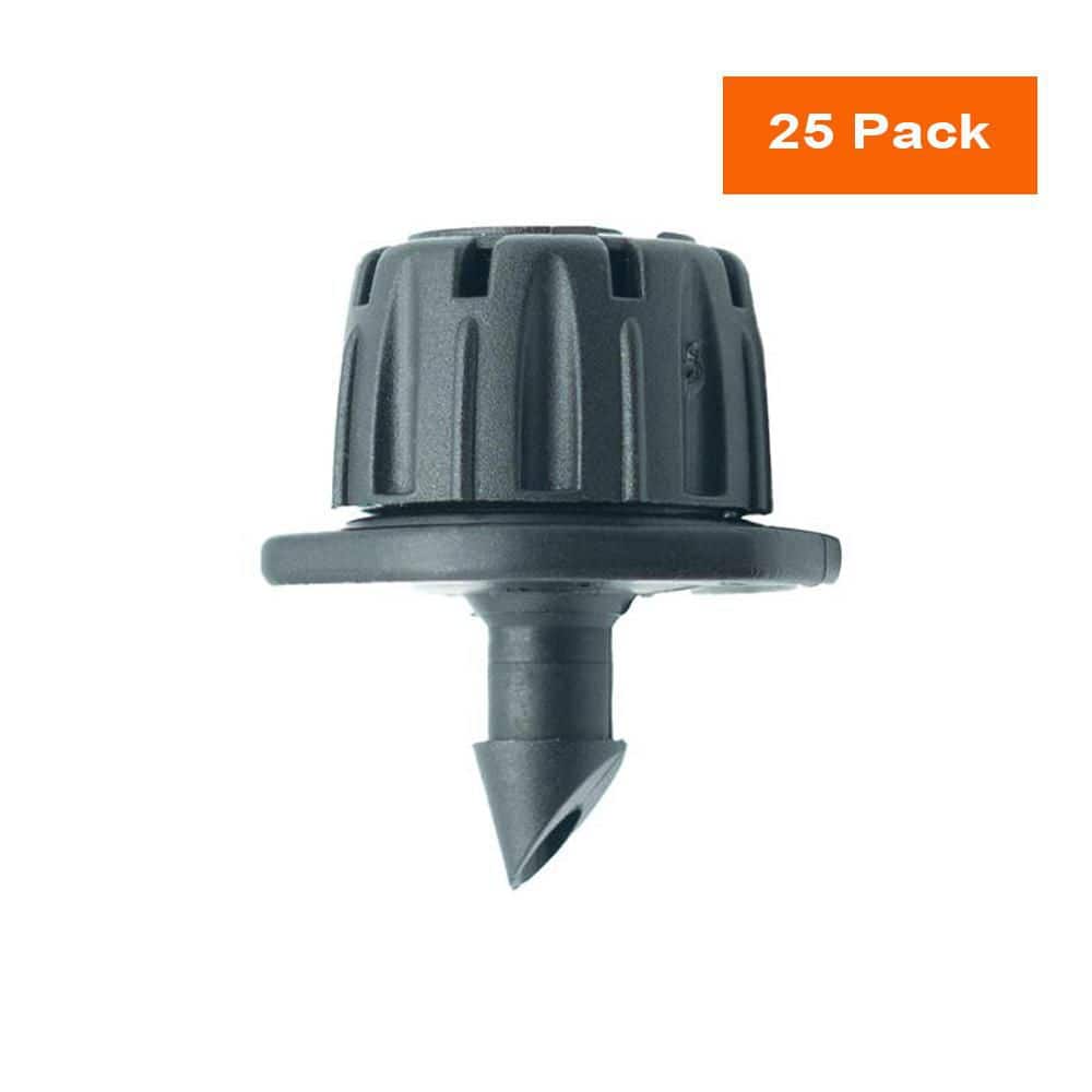 0-14 GPH Adjustable Multi-Stream Emitter Dripper (25-Pack) - Hercitys