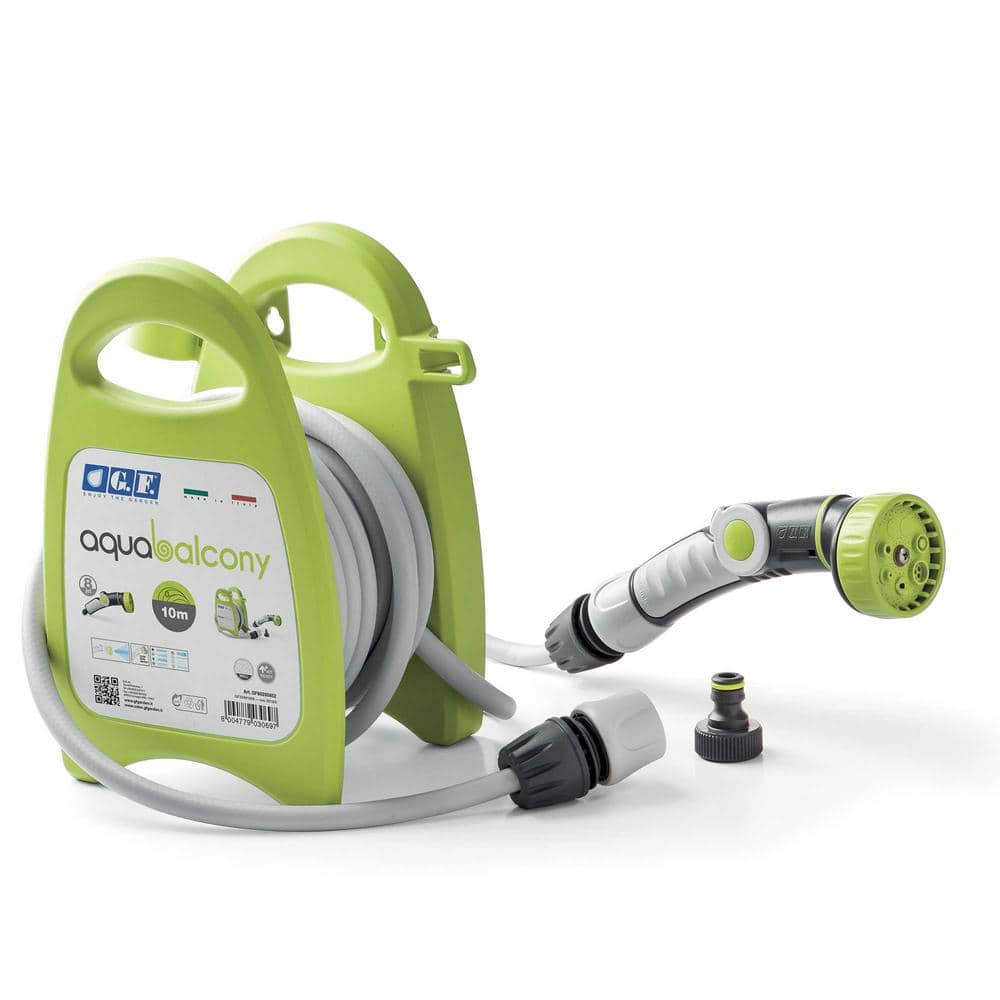 3/8 in. Dia x 33 ft. Hose with Hose Hanger Aqua Balcony - Hercitys