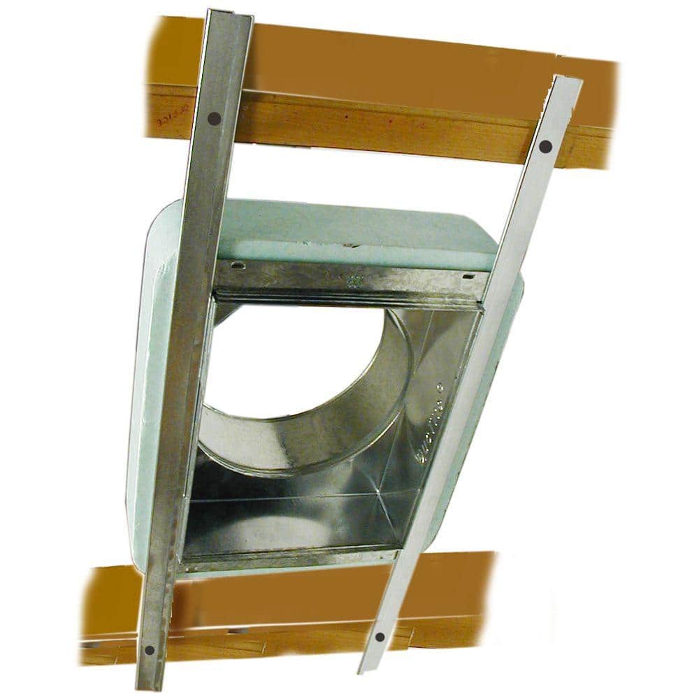 10 in. x 8 in. to 6 in. Pre-Sealed and Pre-Insulated R-6 Register Box - Hercitys