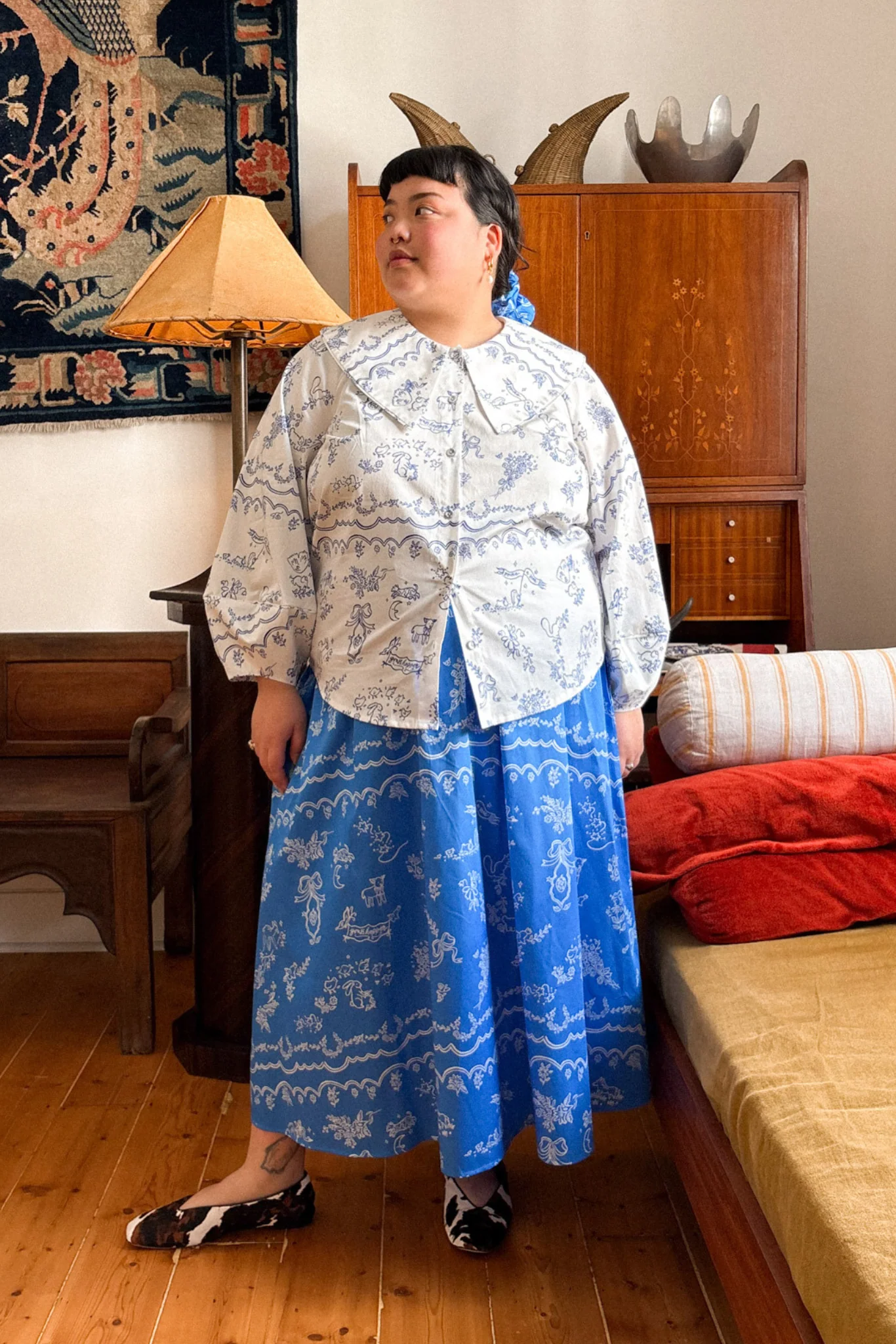 LULLABY BLOUSE - TOILE DE JOUY - Hercitys