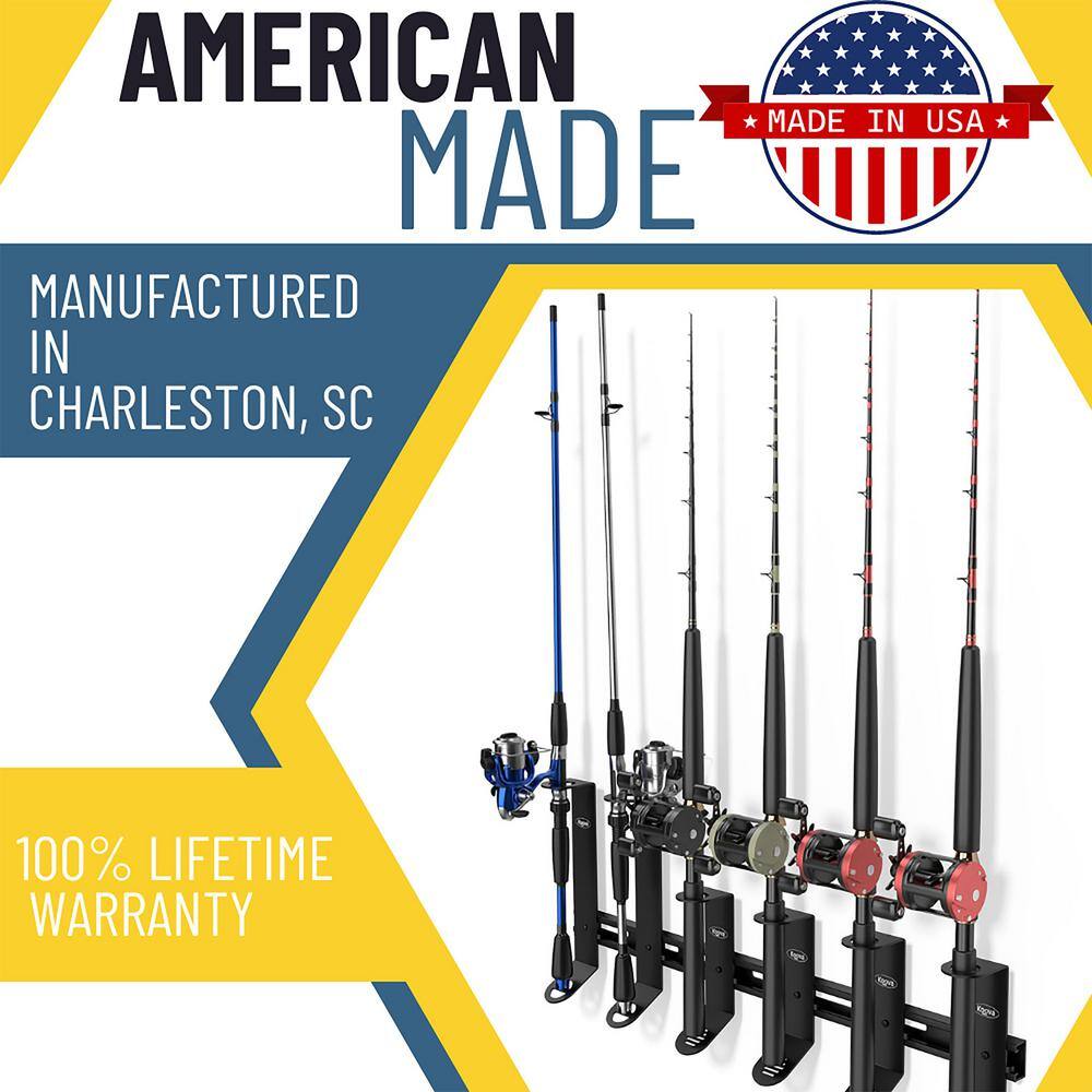 2 Off-shore Rods Fishing Pole Racks - Hercitys