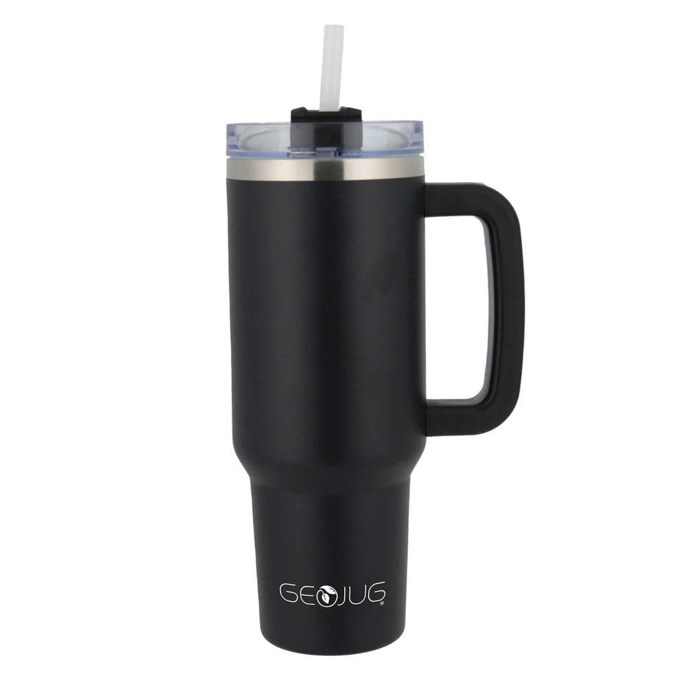 40 oz. Insulated Black Stainless Steel Tumbler - Hercitys