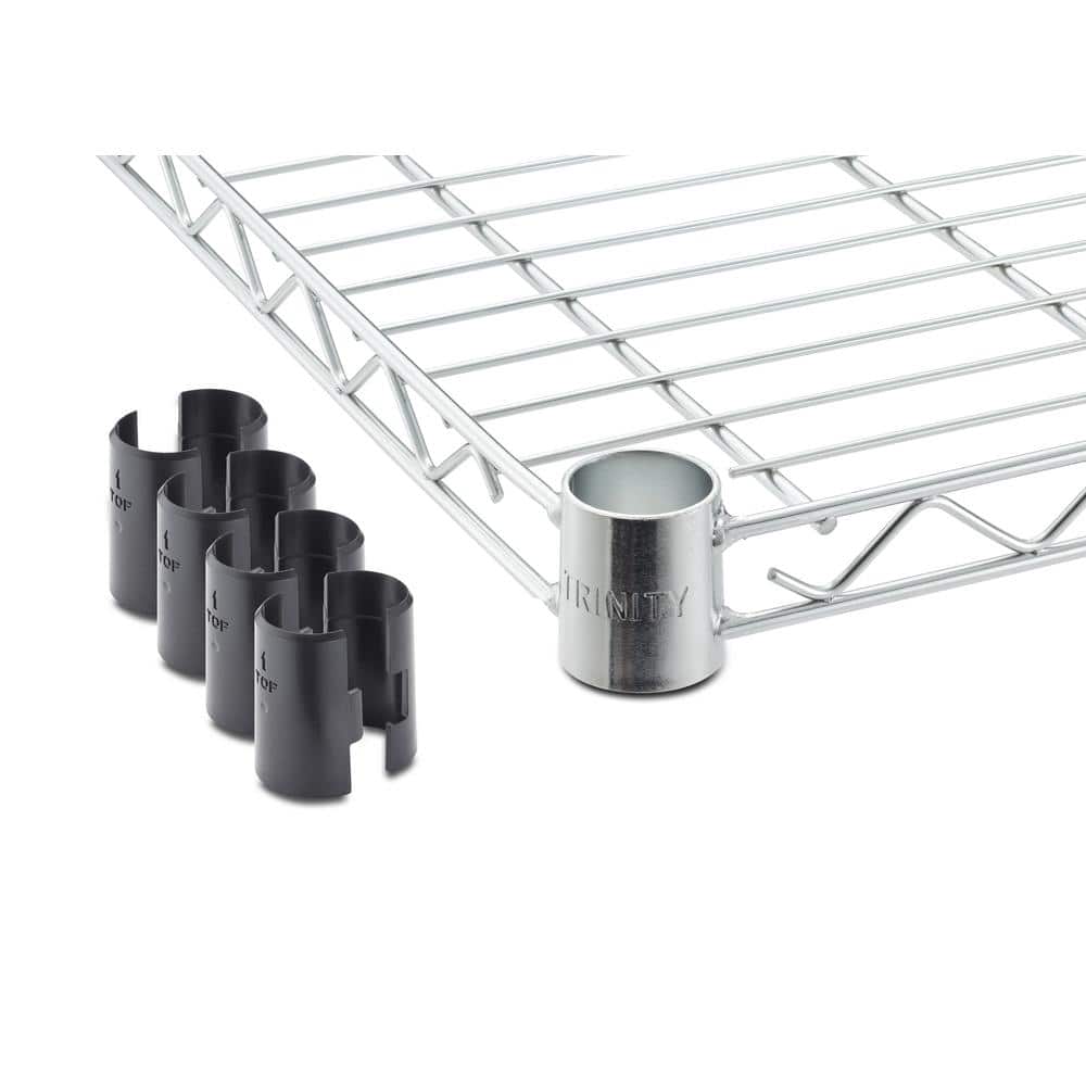 36 in. W x 14 in. D Individual Chrome Color NSF Wire Shelf - Hercitys