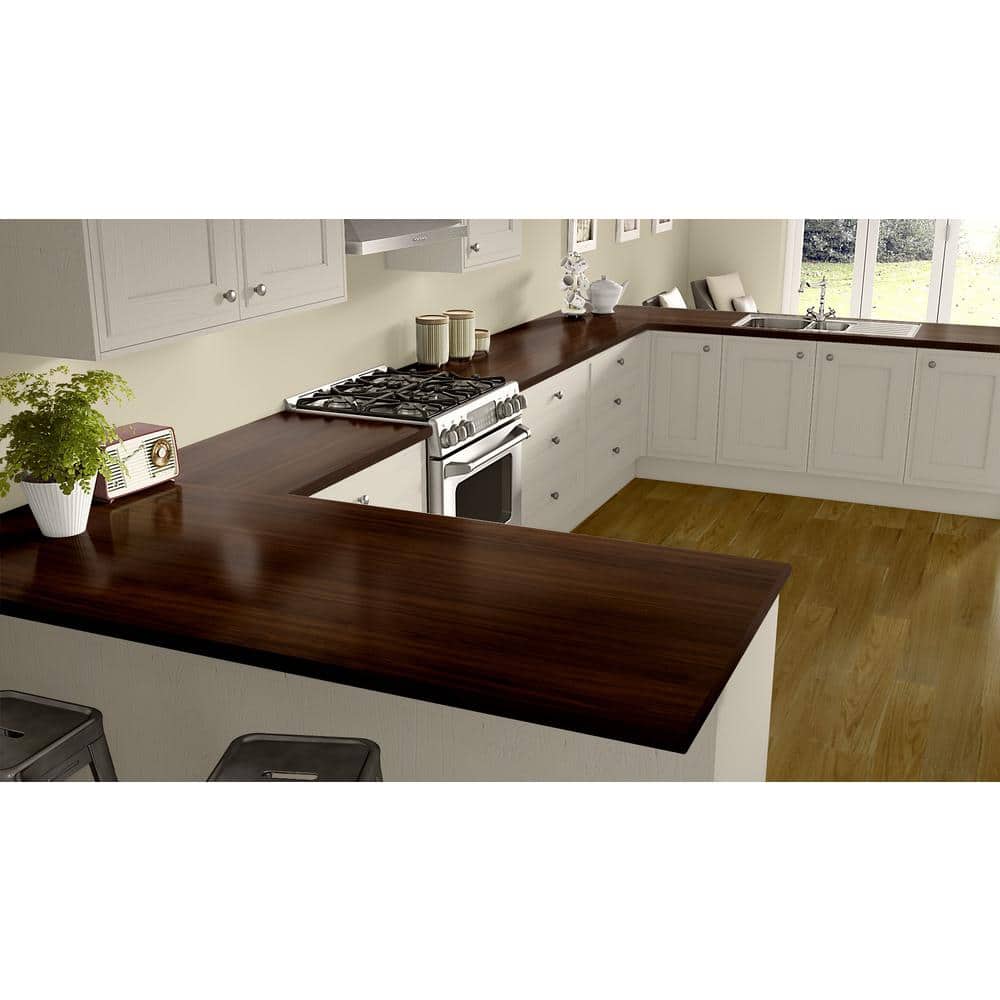 4 ft. x 12 ft. Laminate Sheet in Columbian Walnut with Premium Textured Gloss Finish - Hercitys