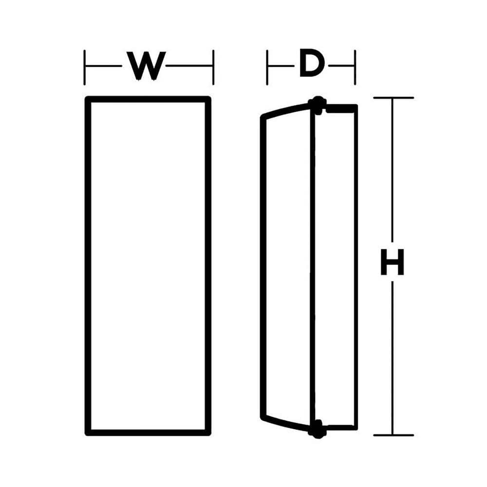 10.5-Watt Oil-Rubbed Bronze Outdoor Integrated LED Wall Pack Light - Hercitys