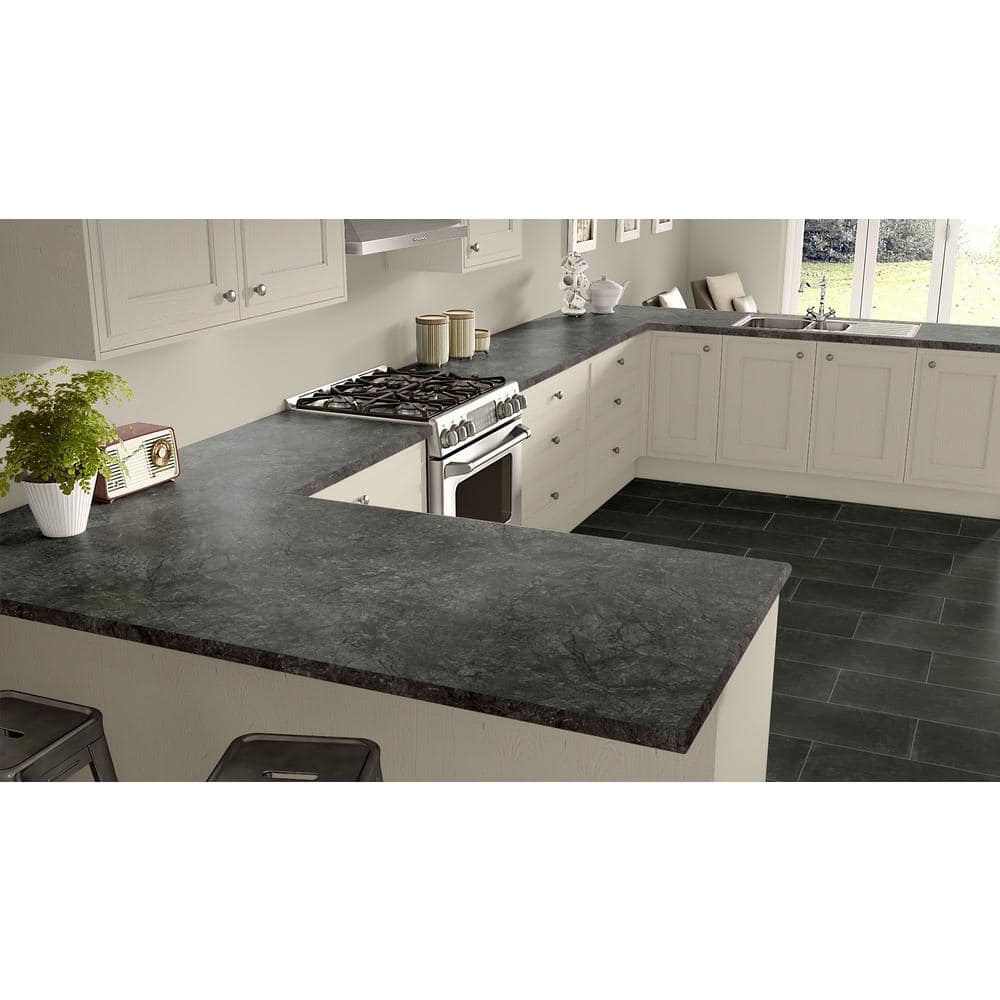 4 ft. x 8 ft. Laminate Sheet in Andorra Shadow with Premium Antique Finish - Hercitys