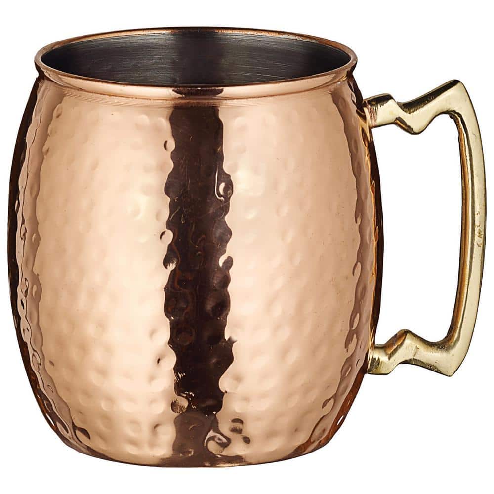 20 oz. Hammered Copper-Plated Mule Mug - Hercitys