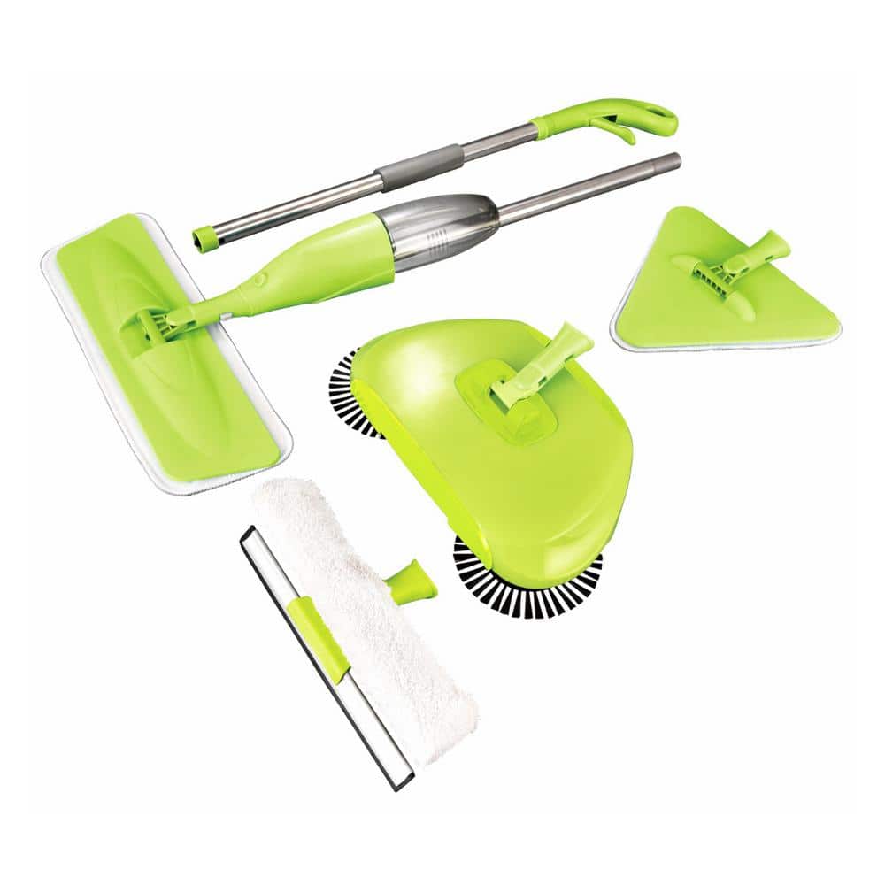 5-Piece Spray Mop and Sweeper Set - Hercitys