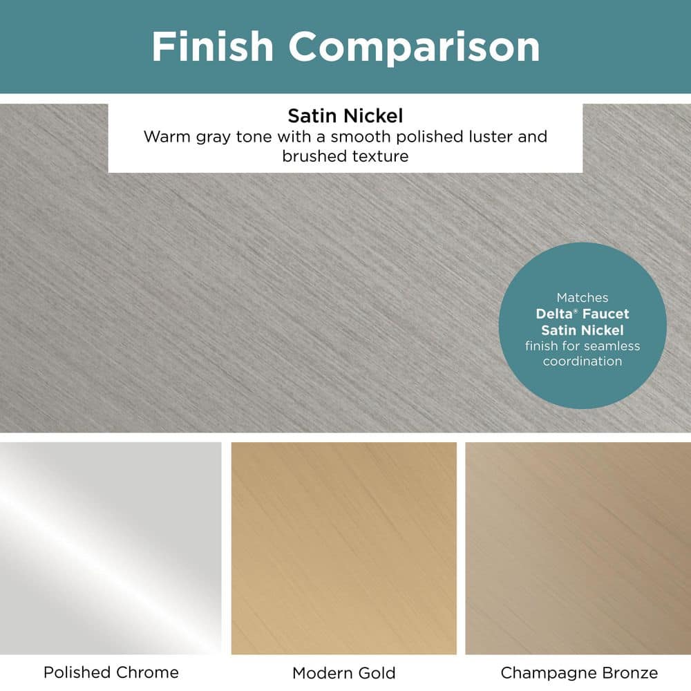 (10-Pack) Webber 1-1/8 in. (29 mm) Classic Brushed Nickel Square Cabinet Knobs - Hercitys