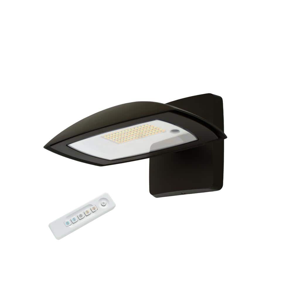 50W Equivalent Integrated LED Wall/Flood Light, 1500 Lumens, 5 CCT Selectable - Hercitys