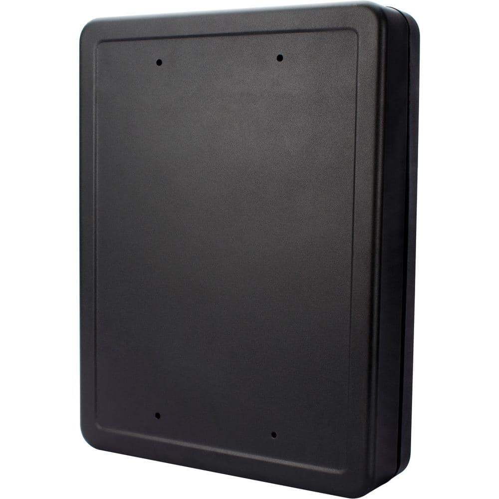 48-Position Steel Key Lock Box Safe with Key Lock, Black - Hercitys