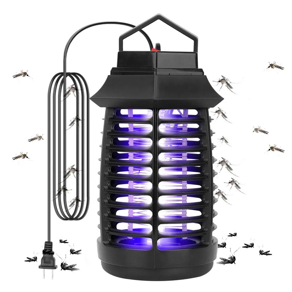110-Volt Bug Zapper Electric UV LED Blue Light Effective Mosquito Killer Lamp Insect Killer Light Pest Fly Trap Catcher - Hercitys