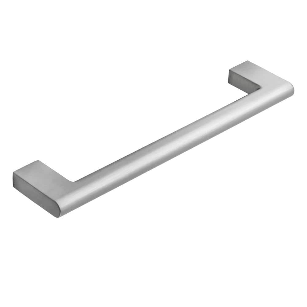 5-Pack Vail 6 in. (152 mm) Center-to-Center Modern Satin Nickel Bar Drawer Pull - Hercitys