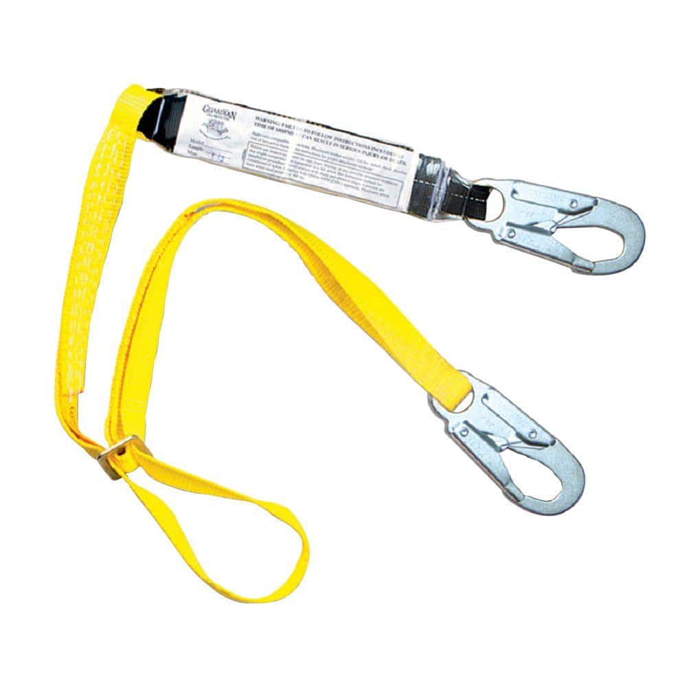 4 ft. to 6 ft. Shock Absorbing Adjustable Lanyard - Hercitys