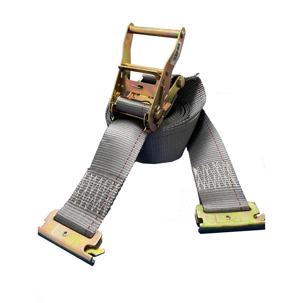 2 in. x 16 ft. Logistic Ratchet Tie Down E-Fitting - Hercitys