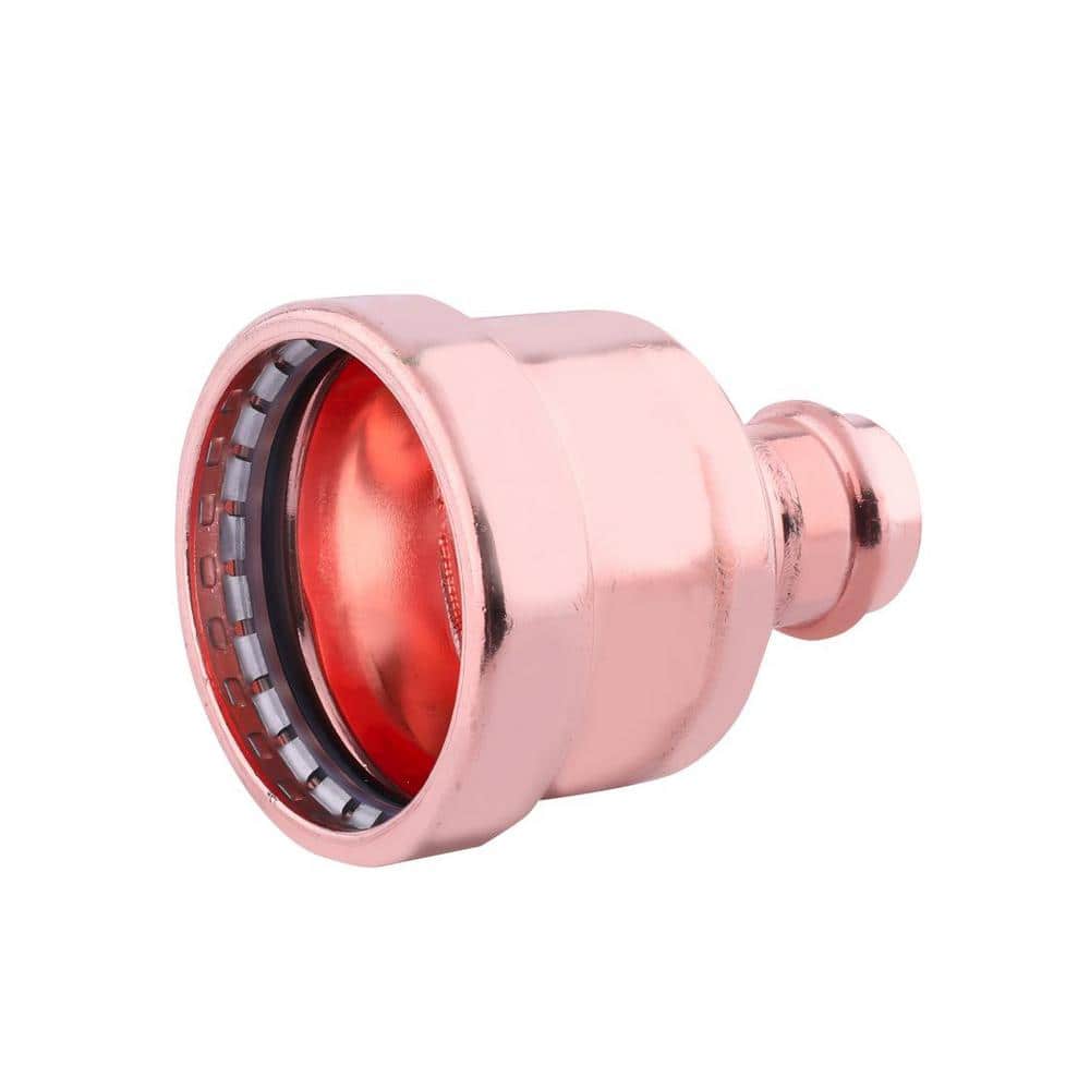 2 in. x 1-1/4 in. Copper Press Coupling Reducer Press Fit x Press Fit - Hercitys