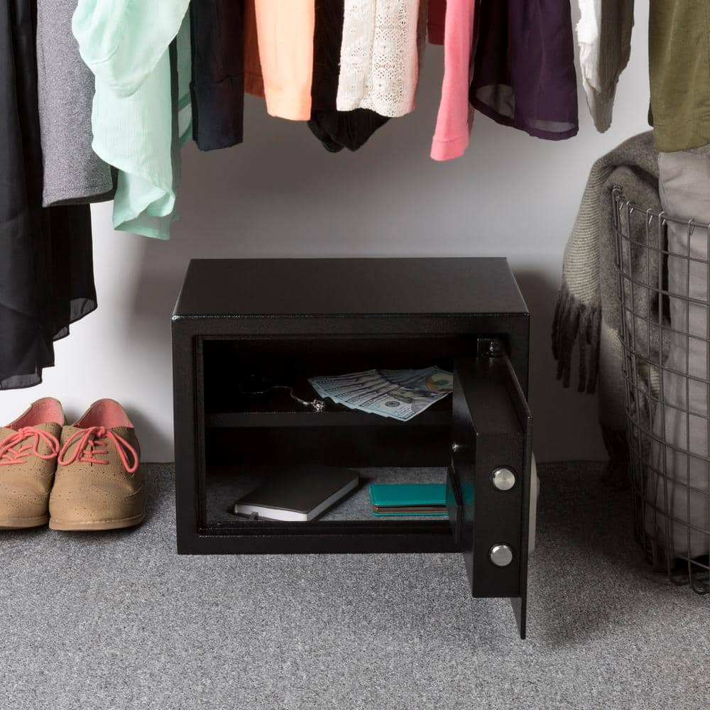 0.6 cu. ft. Fingerprint and Digital Lock Steel Safe - Hercitys