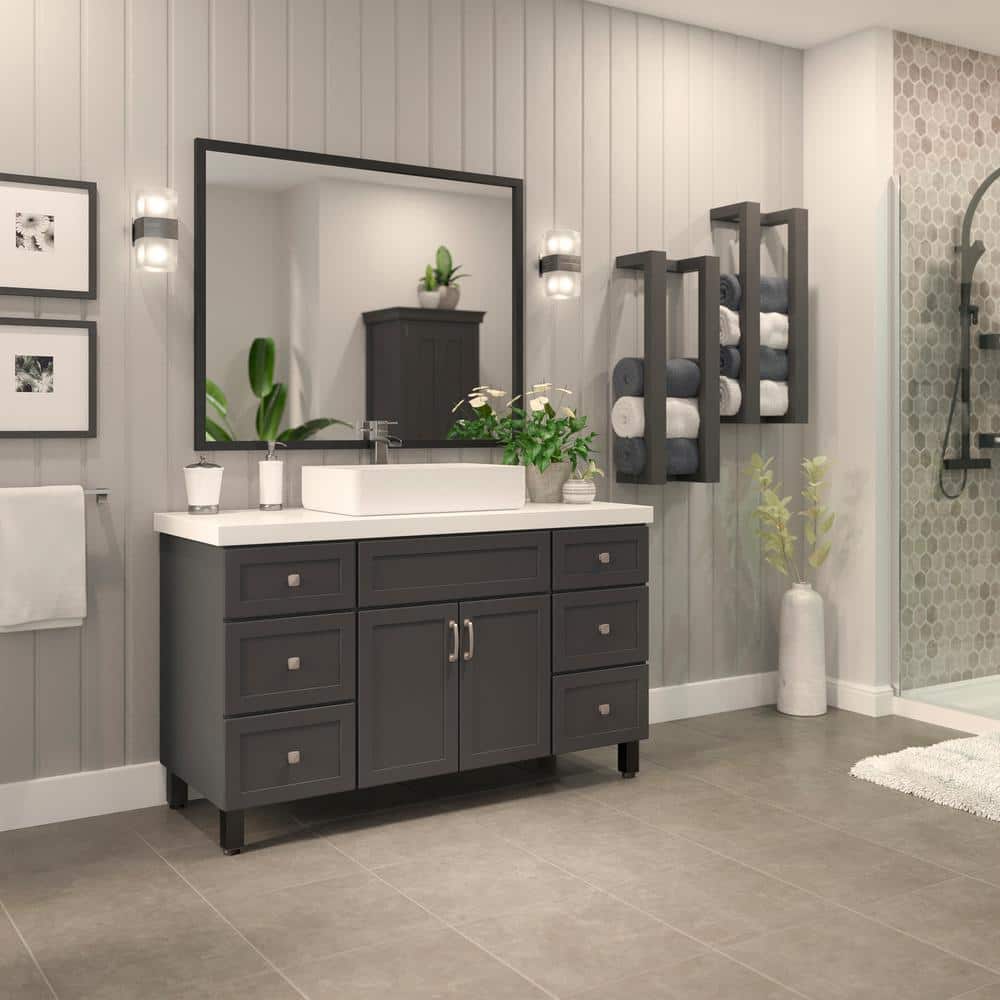 (4-Pack) 4 3/4 in. (120 mm) Matte Black Metal Square Furniture Leg with Leveling Glide - Hercitys