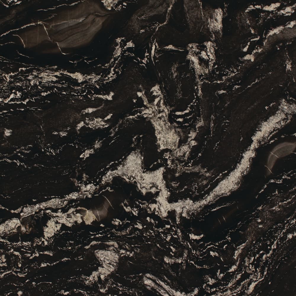 3 in. x 3 in. Granite Countertop Sample in Black Indiano - Hercitys