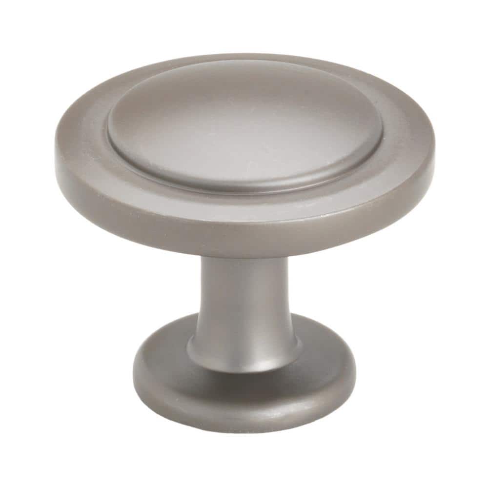 1-1/4 in. Graphite Finish Classic Round Ring Cabinet Knob (10-Pack) - Hercitys