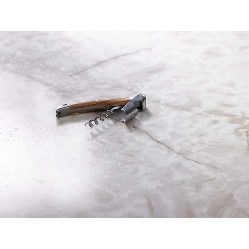 4 ft. x 8 ft. Laminate Sheet in White Onyx with Gloss Finish - Hercitys