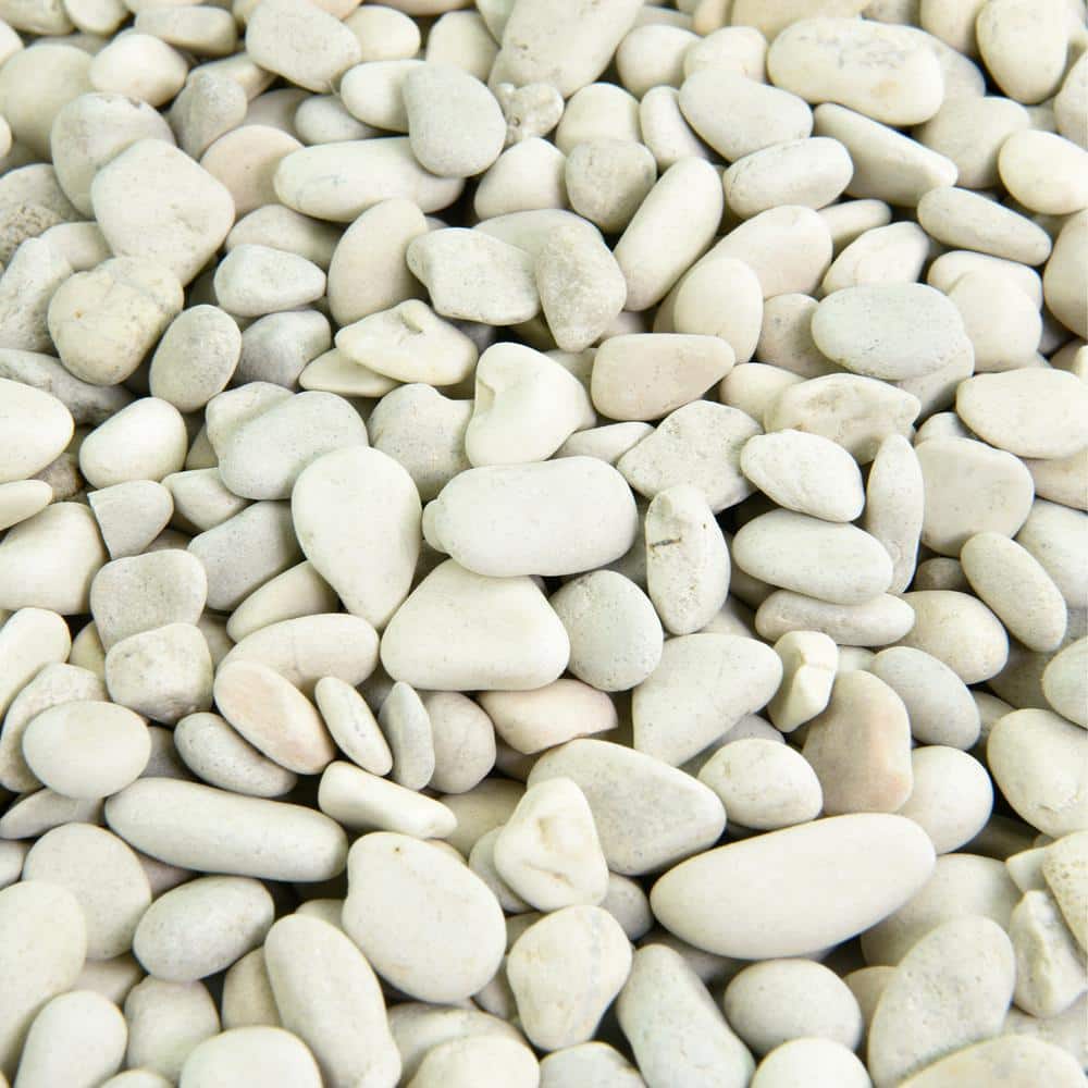 0.25 cu. ft. 3/8 in. to 5/8 in. White Polynesian Landscape Rock for Gardens, Potted Plants and Terrariums - Hercitys