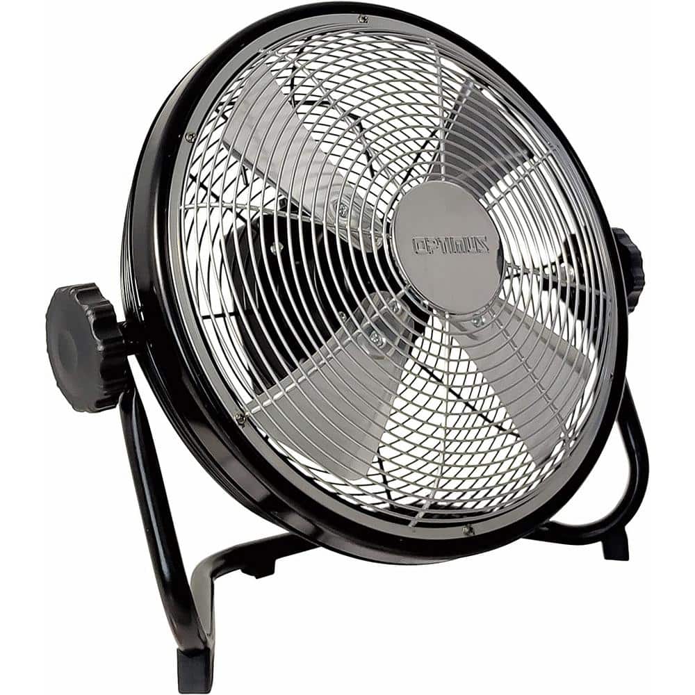 12 in. Rechargable Operated Utility Fan Air Circulator - Hercitys