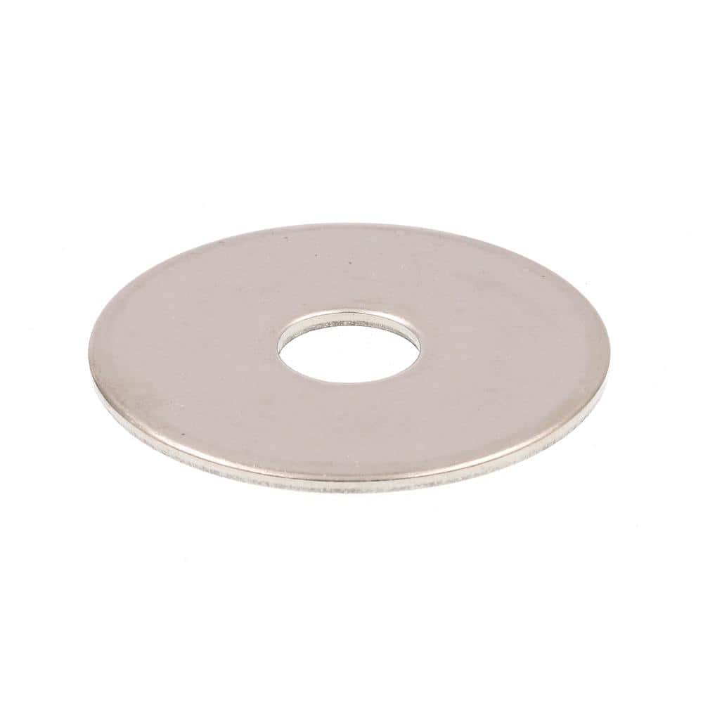 3/8 in. x 1-1/2 in. O.D. Stainless Steel Grade-18 to Grade-8 Fender Washers (20-Pack) - Hercitys