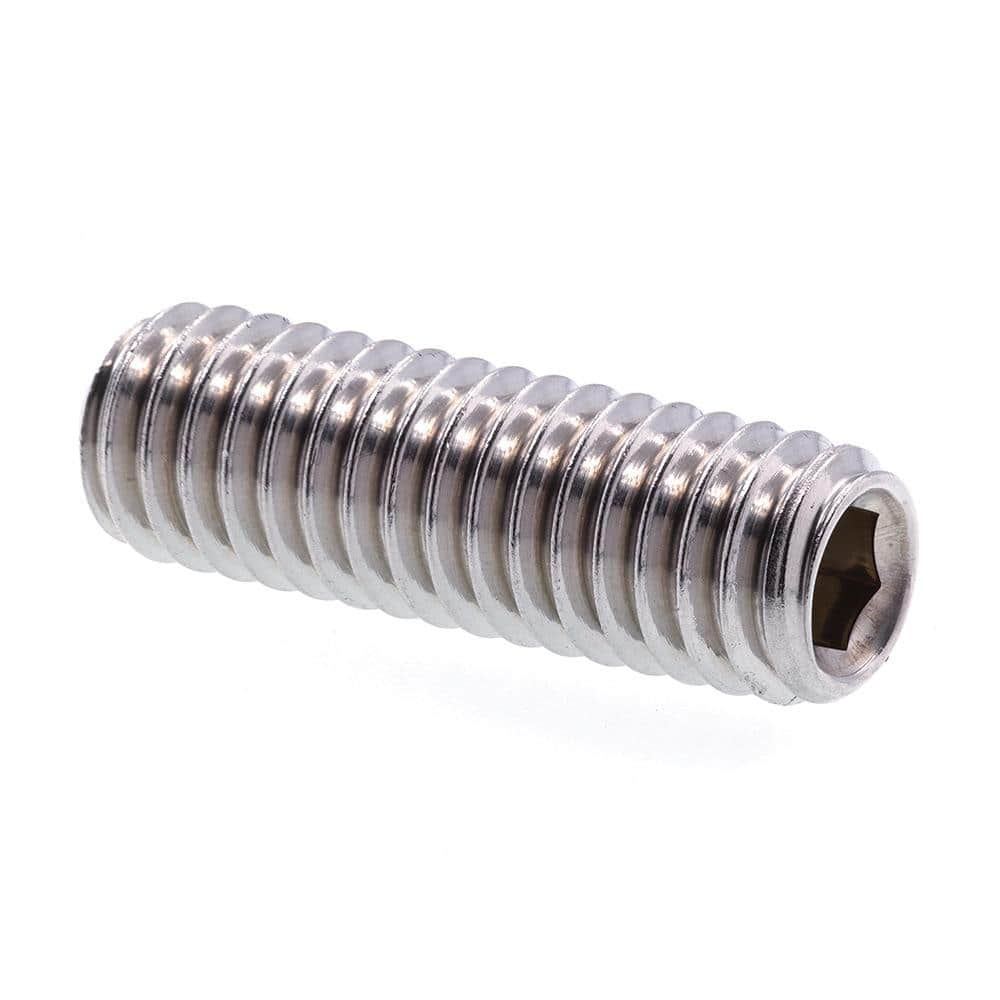 5/16 in.-18 x 1 in. Grade 18-8 Stainless Steel Internal Hex Headless Set Screws (10-Pack) - Hercitys