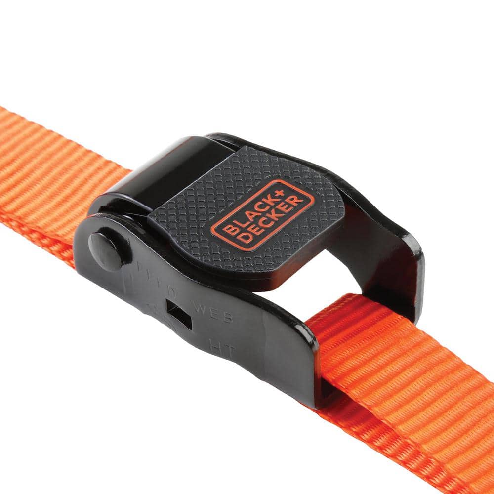 1 in. x 10 ft./900 lbs. Break Strength Ratchet Straps (4-Pack) - Hercitys