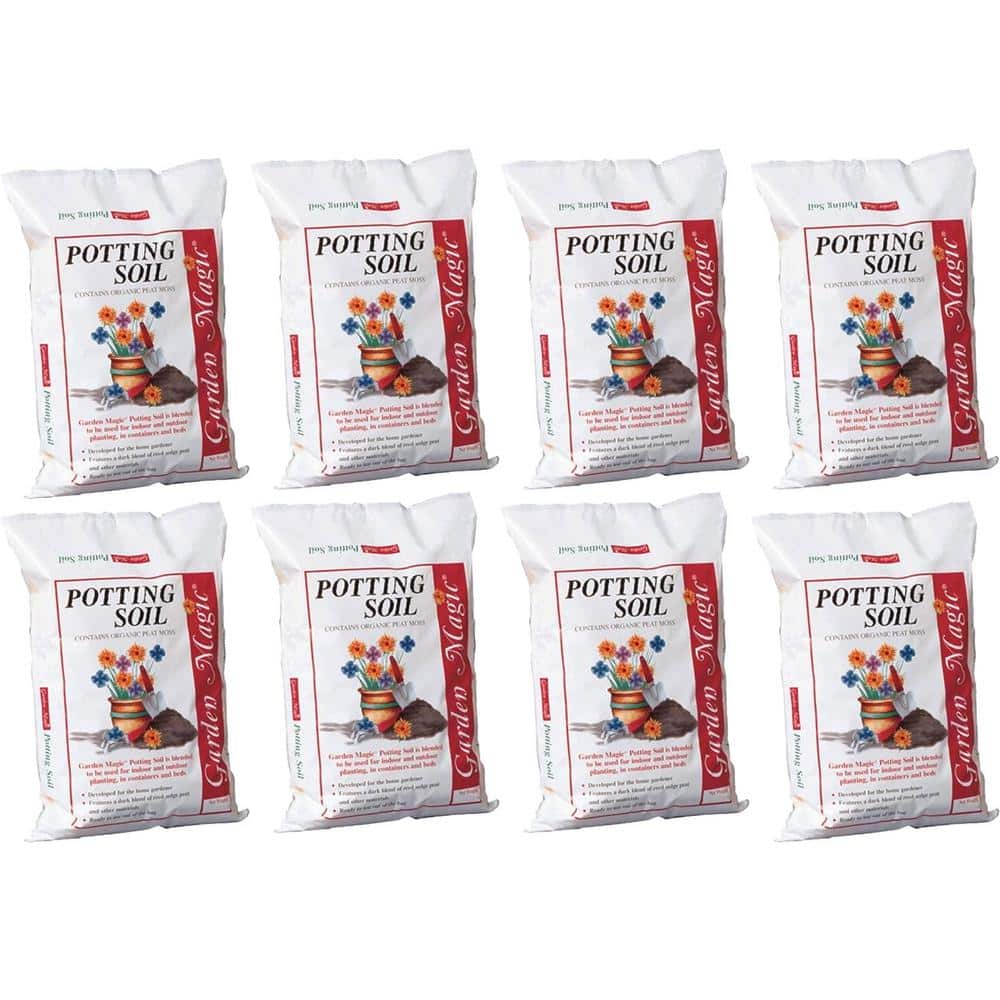 20 lbs. Bag Garden Magic Potting Soil Mix (8-Pack) - Hercitys