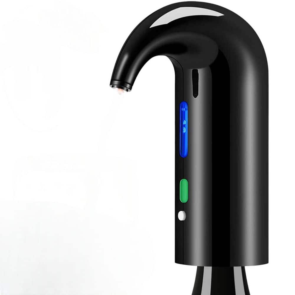 13. 6oz. Elegant Glass Wine Electric Wine Aerator Decanter 1-Touch Wine Pourer with USB Charging - Hercitys