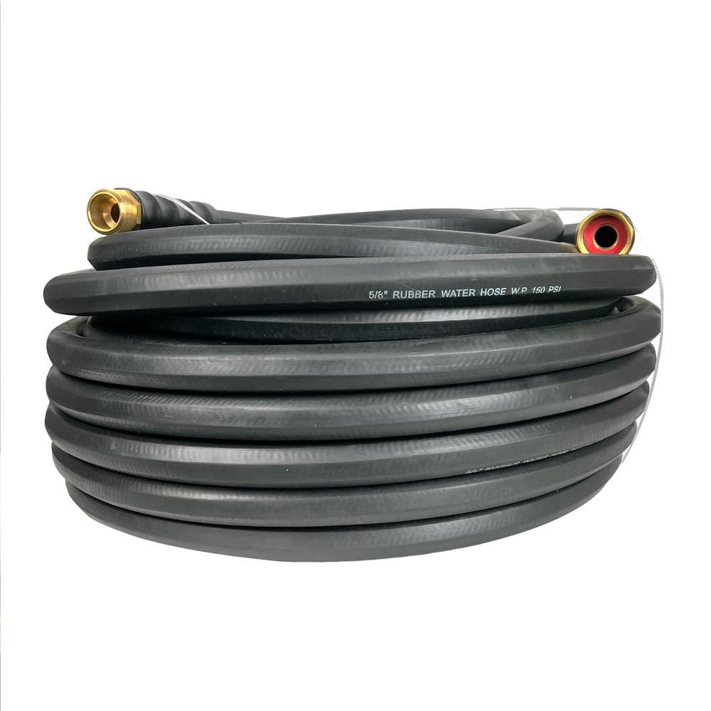 5/8 in. x 100 ft. Commercial Grade Rubber Water Hose - Hercitys