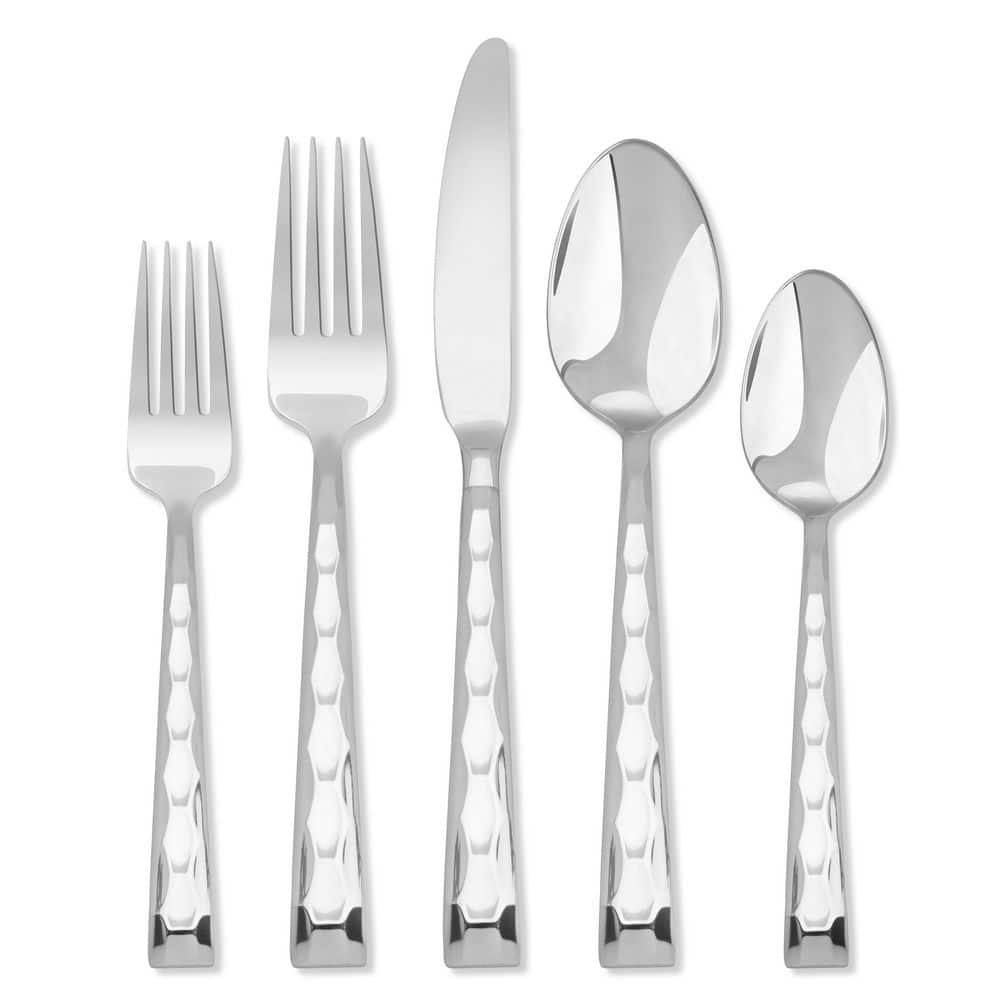 20-Piece Carnival 18/0 Stainless Steel Flatware Set (Service for 4) - Hercitys