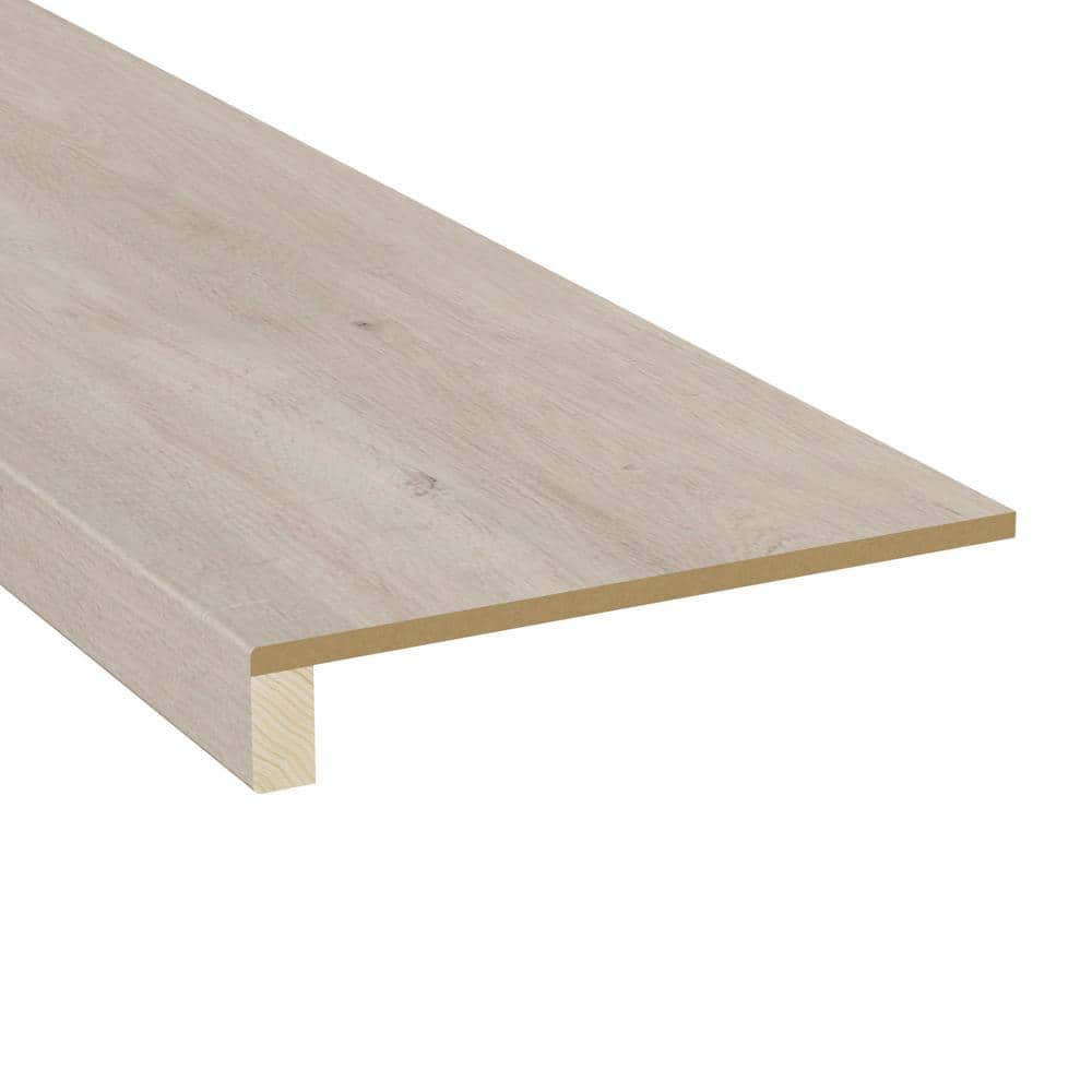 0.375 in. x 11.5 in. x 48 in. Laminate Graceland Oak No Return Modern Retread - Hercitys