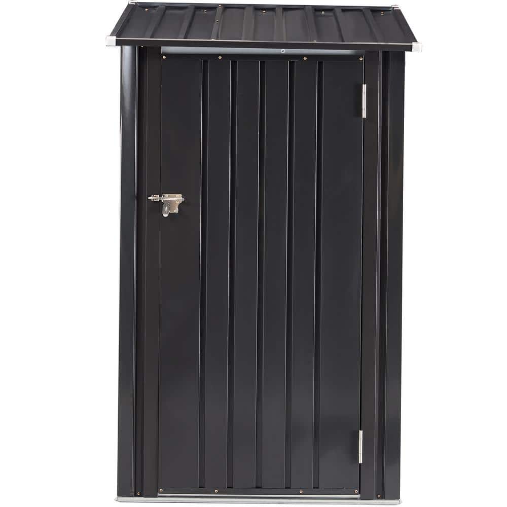 3 ft. x 3 ft. Outdoor Metal Steel Garden Shed Outdoor Steel Lockable Utility Shed for Backyard (9 sp. ft.) - Hercitys