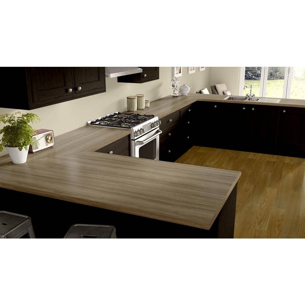 4 ft. x 8 ft. Laminate Sheet in Fawn Cypress Premium Casual Rustic Finish - Hercitys