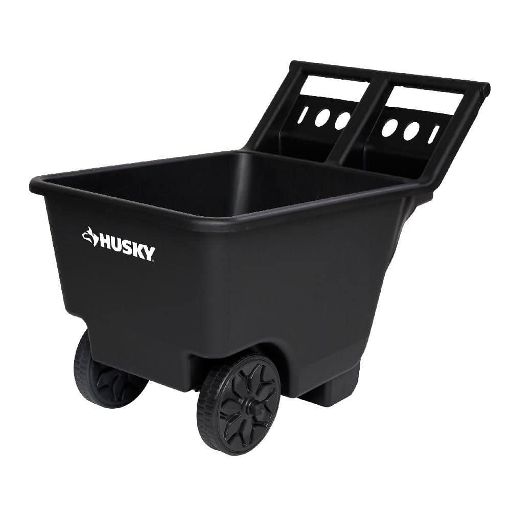 4.5 cu. ft. Heavy Duty Plastic Rust Resistant Garden Cart - Hercitys
