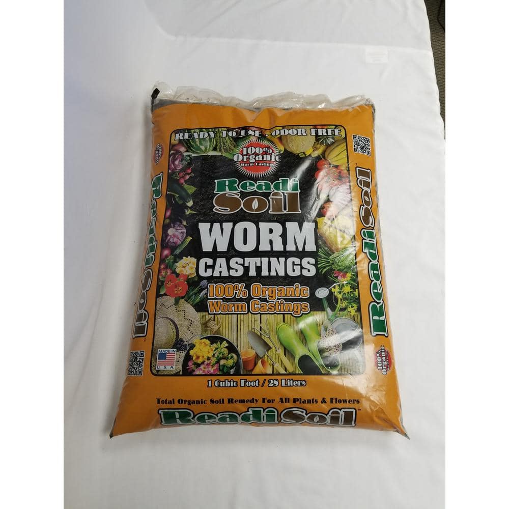1 cu. ft. / 22 lb. 100% Organic Worm Castings Soil - Hercitys