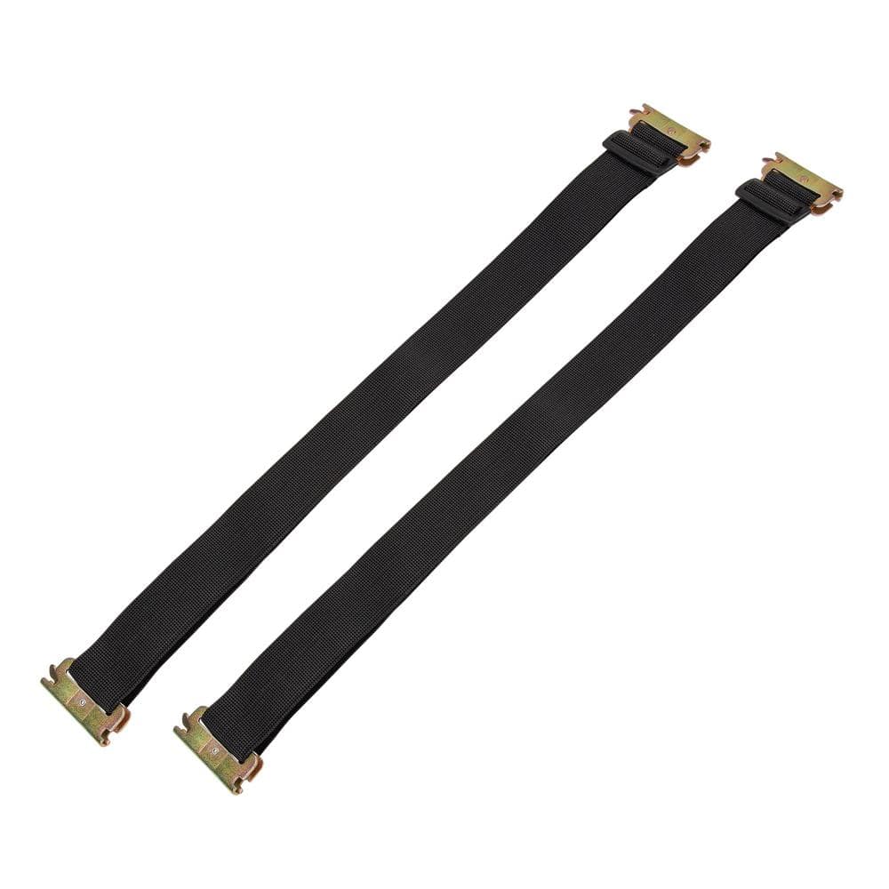 28 in. to 48 in. W x 3/4 in. L Adjustable Track E-Track and X-Track Bungee Cord – 2 pk - Hercitys