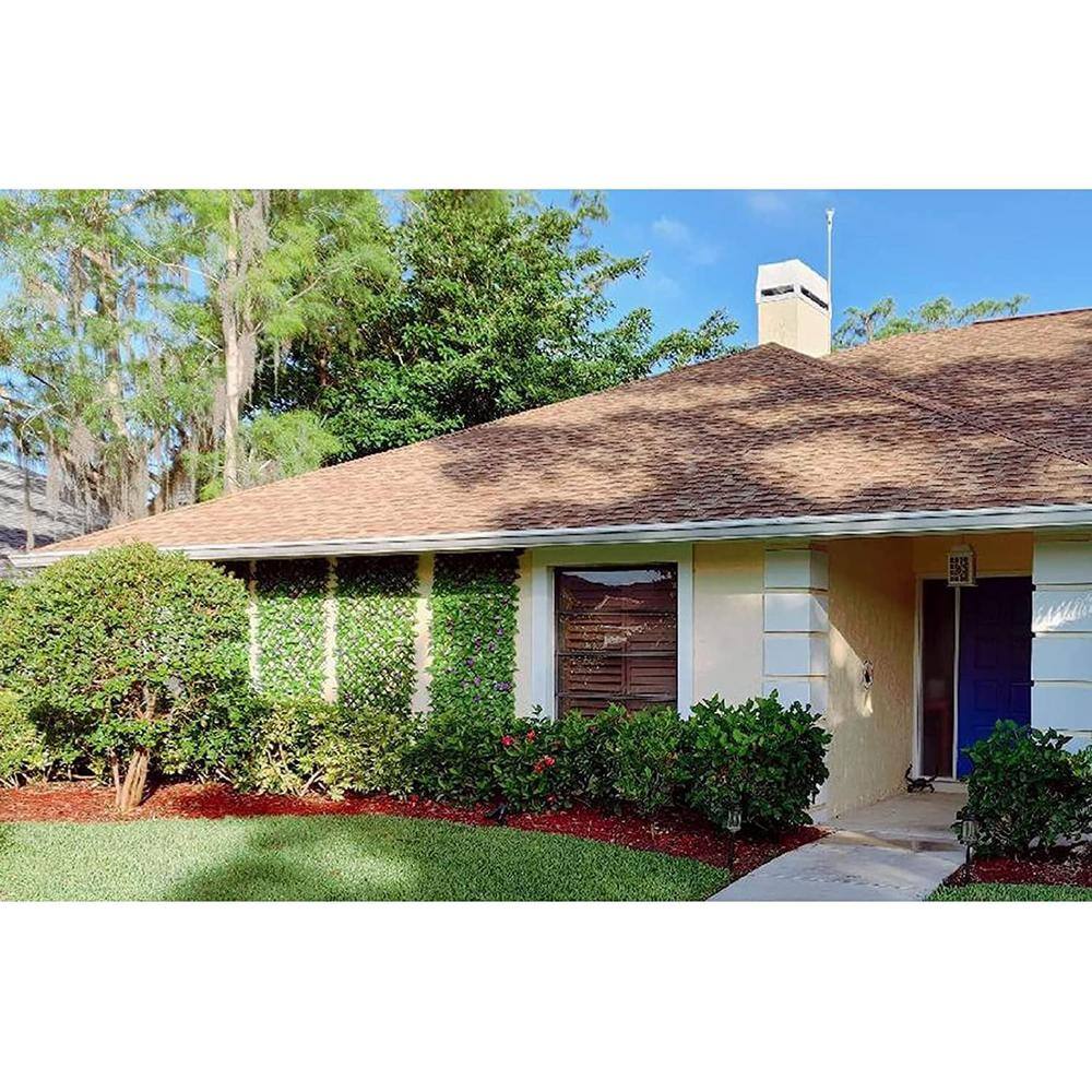 18 in. x 48 in. Expandable Faux Ivy Wood Panel Garden Fence Privacy Screen for Balcony Patio Backdrop (2-Piece) - Hercitys